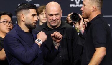 Justin Gaethje ramps up trash talk against Ilia Topuria, invoking recent divorce: ‘I would leave him’