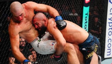 Khamzat Chimaev definitely gunning for Sean Strickland rematch: ‘Next time, I’m going to go take his head off’