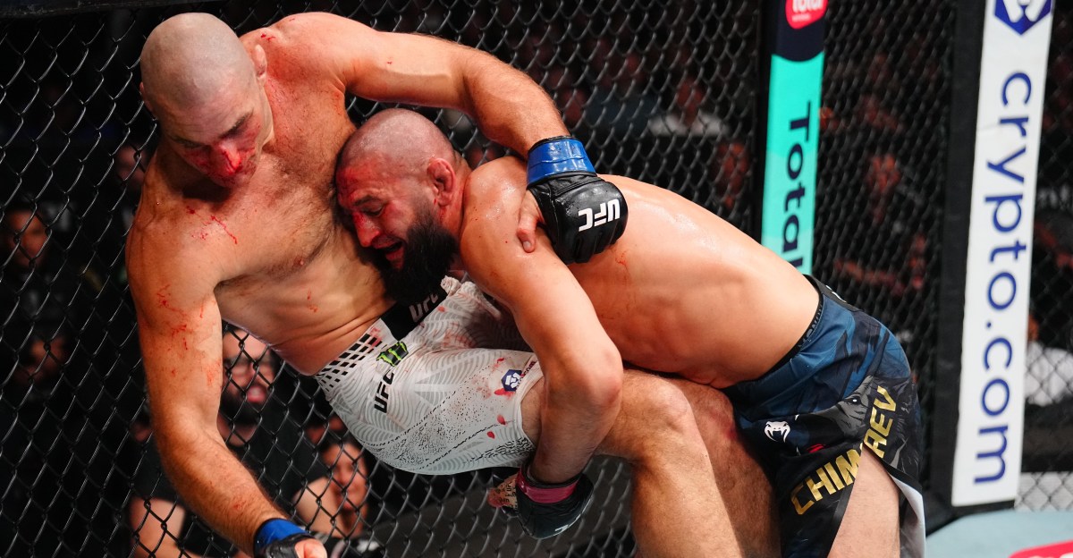 Khamzat Chimaev definitely gunning for Sean Strickland rematch: ‘Next time, I’m going to go take his head off’