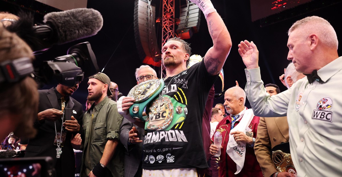 Oleksandr Usyk announces he’s vacating all 3 titles in shocking career update