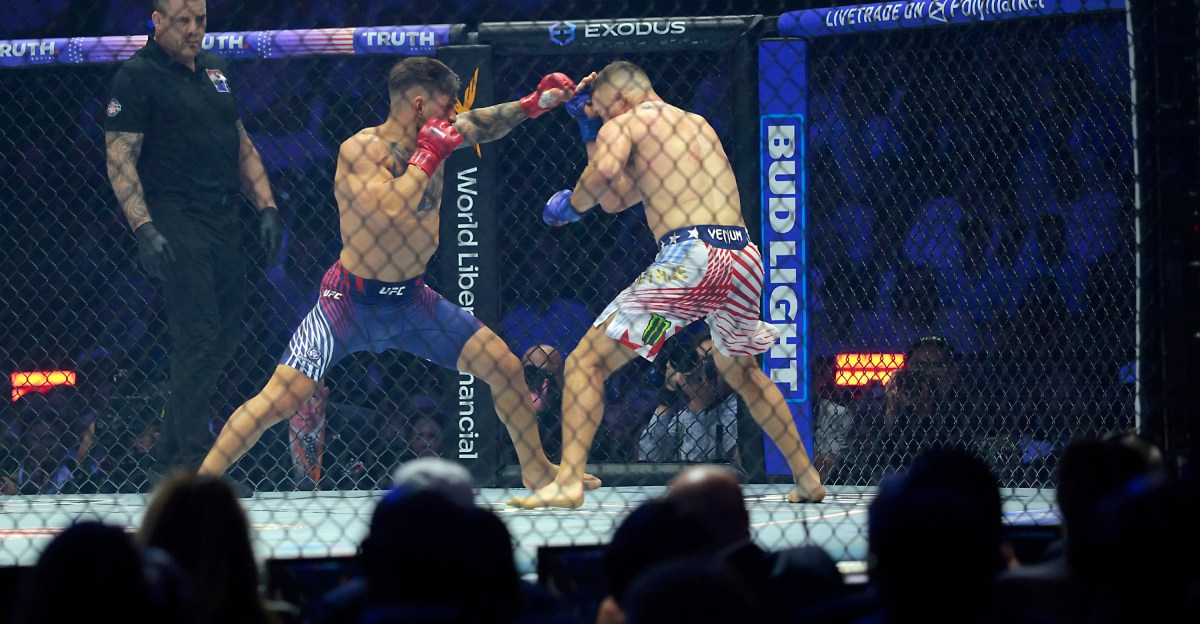 Ilia Topuria vs. Justin Gaethje full fight video highlights
