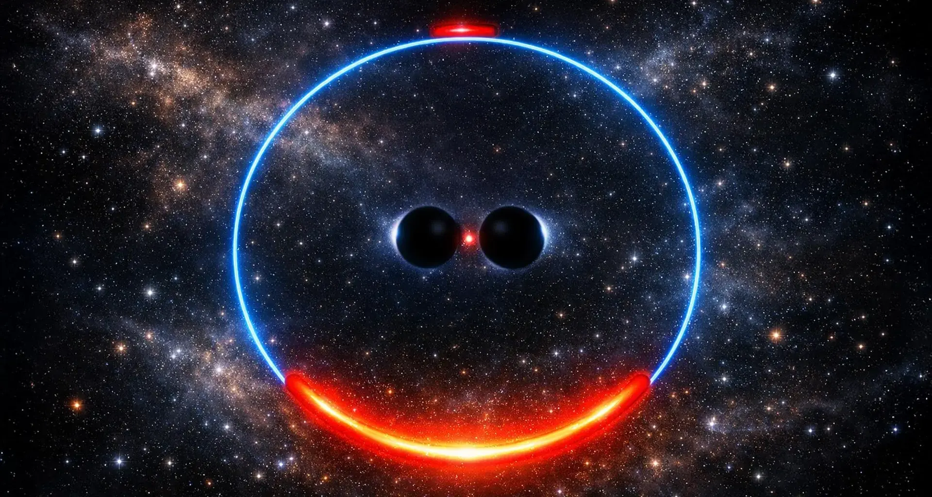 Hidden supermassive black hole pairs may finally have a visible signal