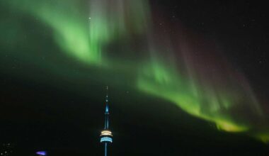 Northern lights could be seen from almost every place in Canada tonight