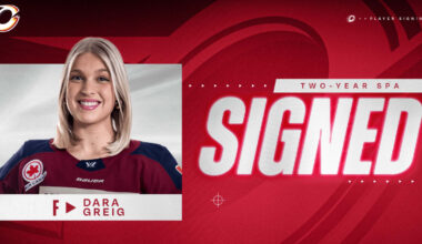 OTTAWA CHARGE SIGN FORWARD DARA GREIG TO TWO-YEAR CONTRACT | PWHL