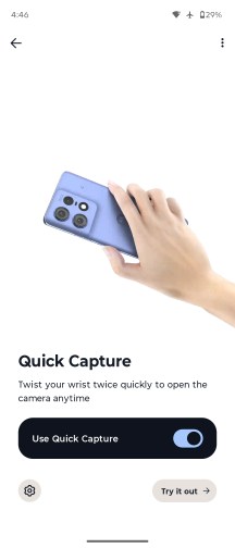 Gestures - Motorola Razr Fold review