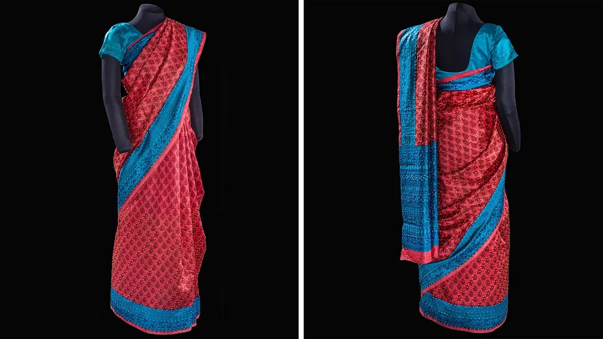 Smithsonian Displays ISRO Scientist's Sari From India's Mars Mission