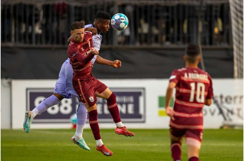 Amateur soccer players who headed the ball showed immediate increases in blood biomarkers linked to neural damage. Credit: Stephen Leonardi for Pexels Hidden cost of a goal: Heading a soccer ball linked to short-term spiked in brain injury biomarkers in blood
