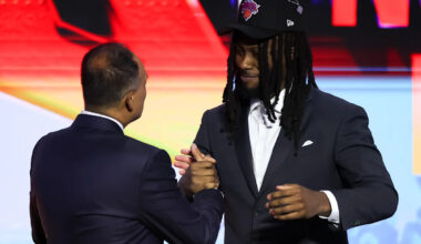 PHOTOS: Ohio State guard Bruce Thornton at the 2026 NBA draft