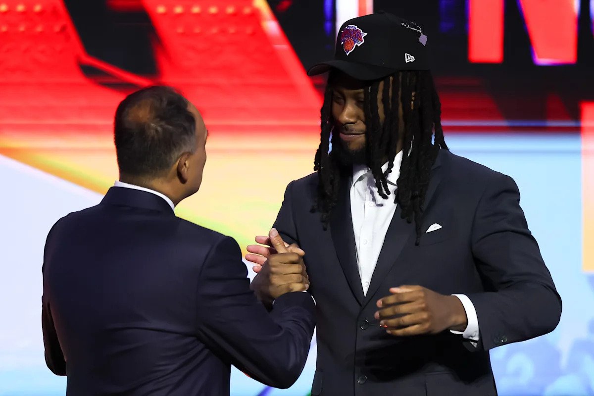 PHOTOS: Ohio State guard Bruce Thornton at the 2026 NBA draft