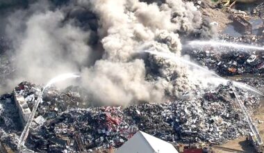 Officials give update on fire raging at a Brampton scrap yard – CP24