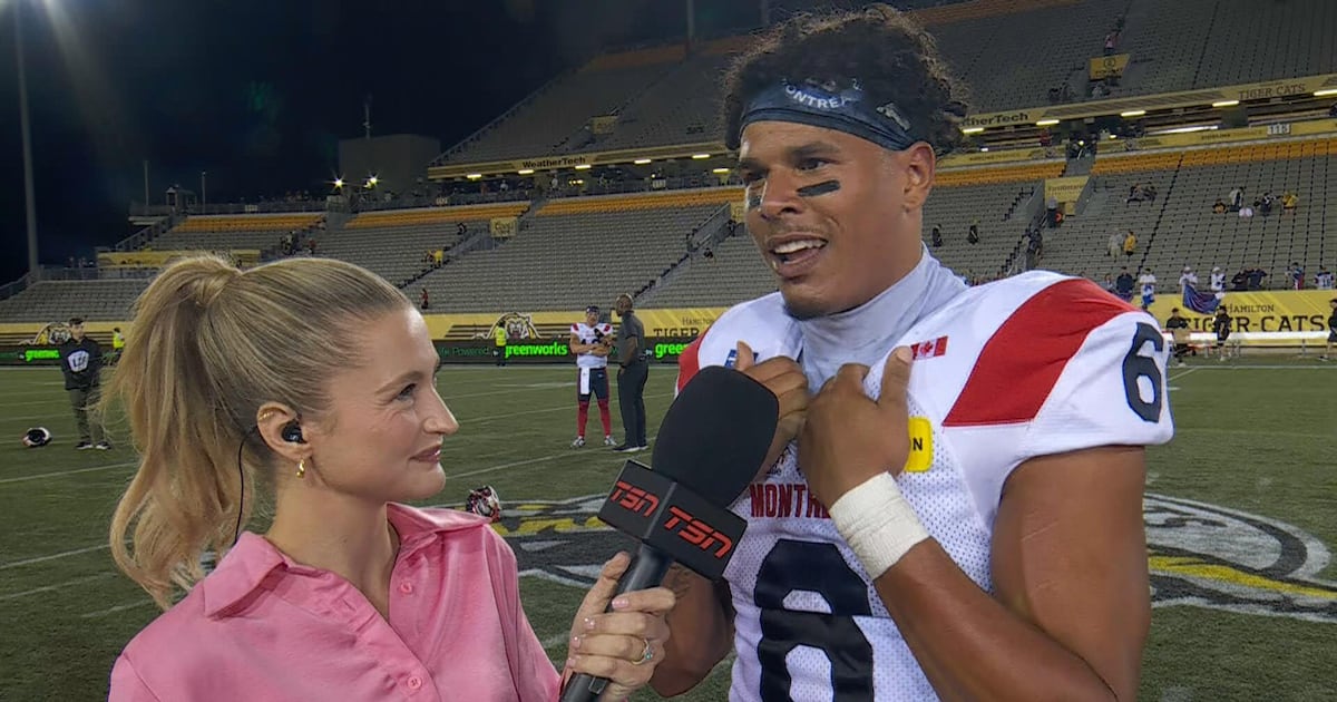 'We're built for moments like this': Philpot praises the Alouettes' resiliency – TSN