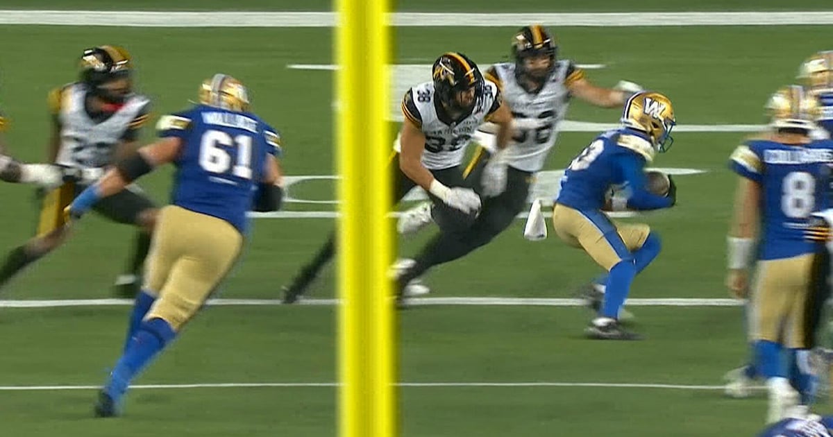 'Winnipeg has life' - Wilson fights his way into the end zone for a Bombers touchdown – TSN