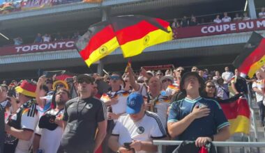 German fans sing anthem inside Toronto Stadium – CP24