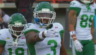 Johnson's touchdown, two-point convert extends Riders' lead to 14 – TSN