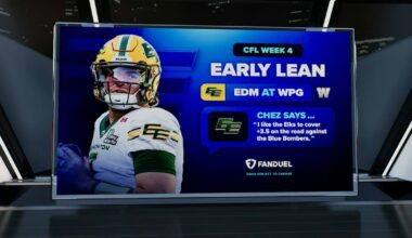 CFL Early Lean: Chez likes Rankin, Elks to cover against favoured Bombers – TSN