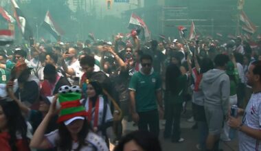 Iraq fans march to Toronto Stadium for the World Cup against Senegal – CP24