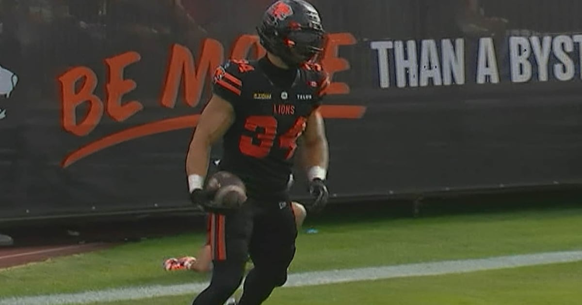 Rourke, Horvath connect for Lions' first score – TSN