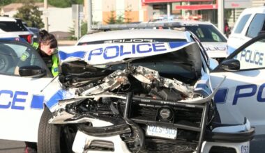 Officer recovering after crash involving police cruiser in Brampton – CP24