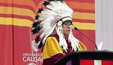 Bearspaw Elder Rod Hunter receives University of Calgary honorary degree