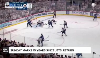 Sunday marks 15-year anniversary since return of the Winnipeg Jets