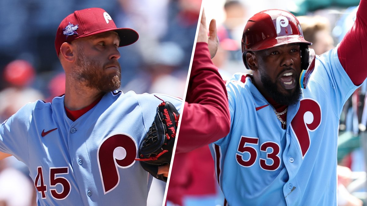 Phillies sweep Padres again behind Zack Wheeler, Adolis García – NBC Sports Philadelphia