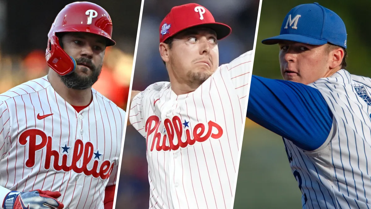 Phillies notes: Schwarber at first, Keller to IL, prospects jump – NBC Sports Philadelphia