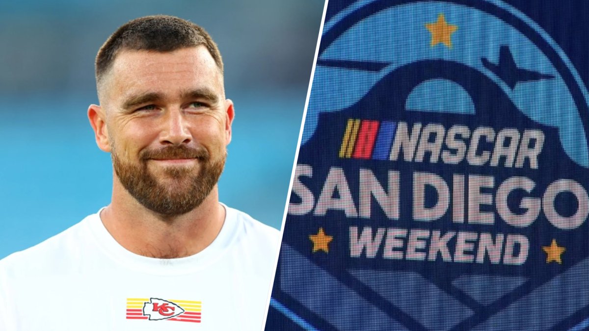 Travis Kelce among celebrities spotted at NASCAR race on Coronado – NBC 7 San Diego