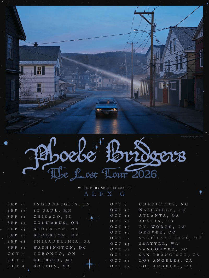 Phoebe Bridgers: The Lost Tour 2026