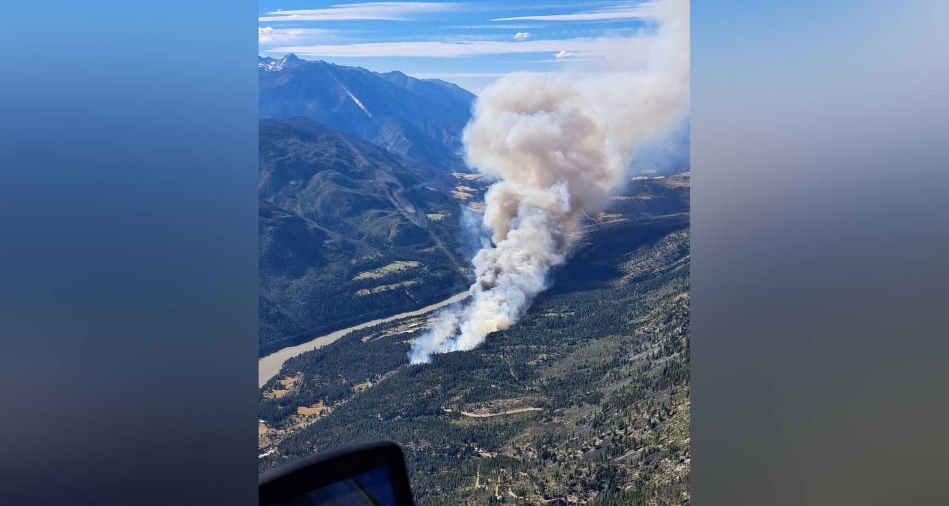 Wildfire near Lytton increased sixfold overnight
