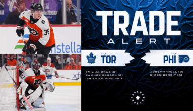 Maple Leafs Complete Trade with Philadelphia