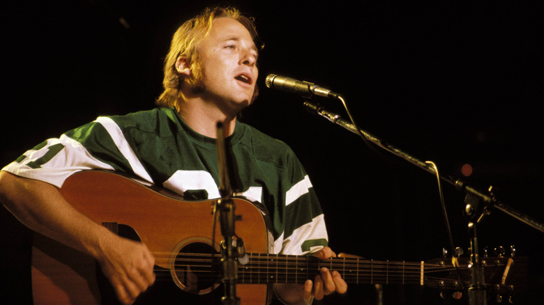Stephen Stills of Crosby, Stills, Nash, and Young performs in the 1970s