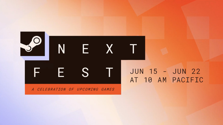 Illustration promoting Steam Next Fest for June 2026
