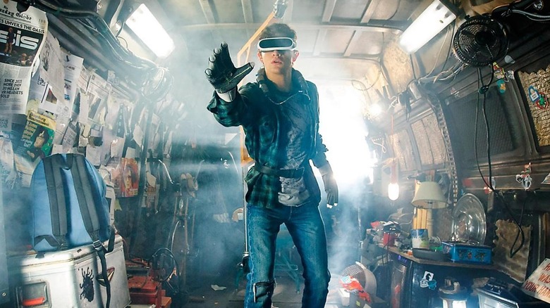 Tye Seridan as Wade Watts in his Oasis rig in Ready Player One