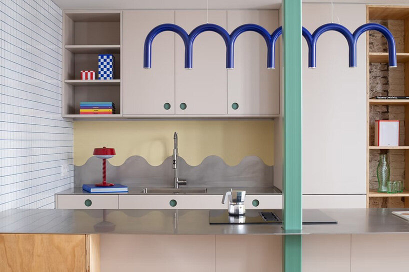 NOT A STUDIO uses color-coded structure to open up century-old barcelona apartment - 1
