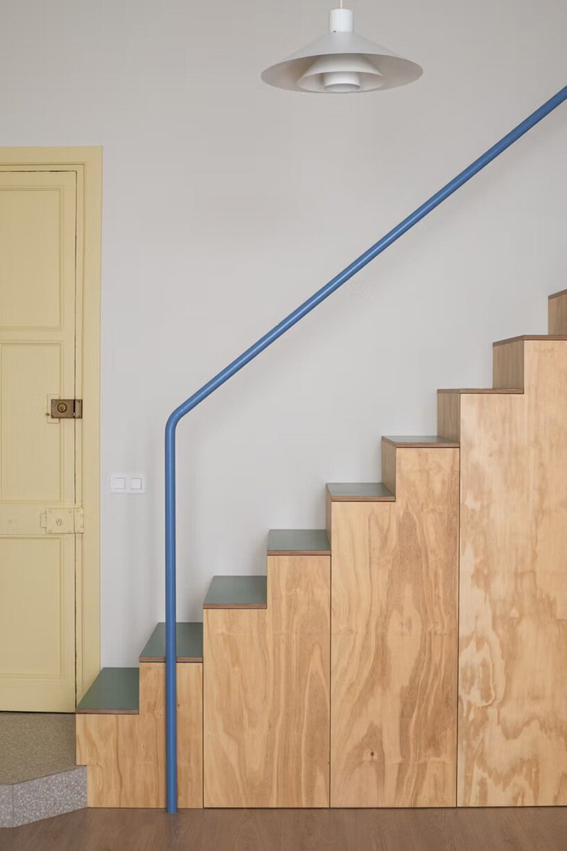 NOT A STUDIO uses color-coded structure to open up century-old barcelona apartment - 8