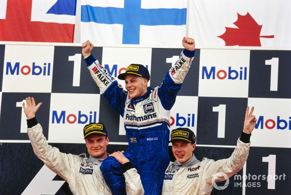 Villeneuve didn't shine for that long in F1 but he shone brightly when he did