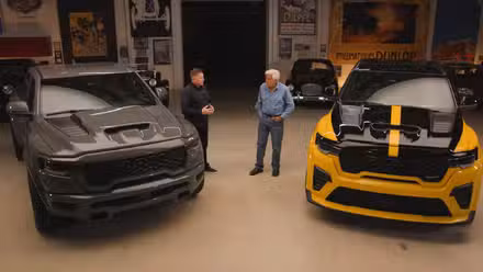 Jay Leno drives the Ram Rumble Bee