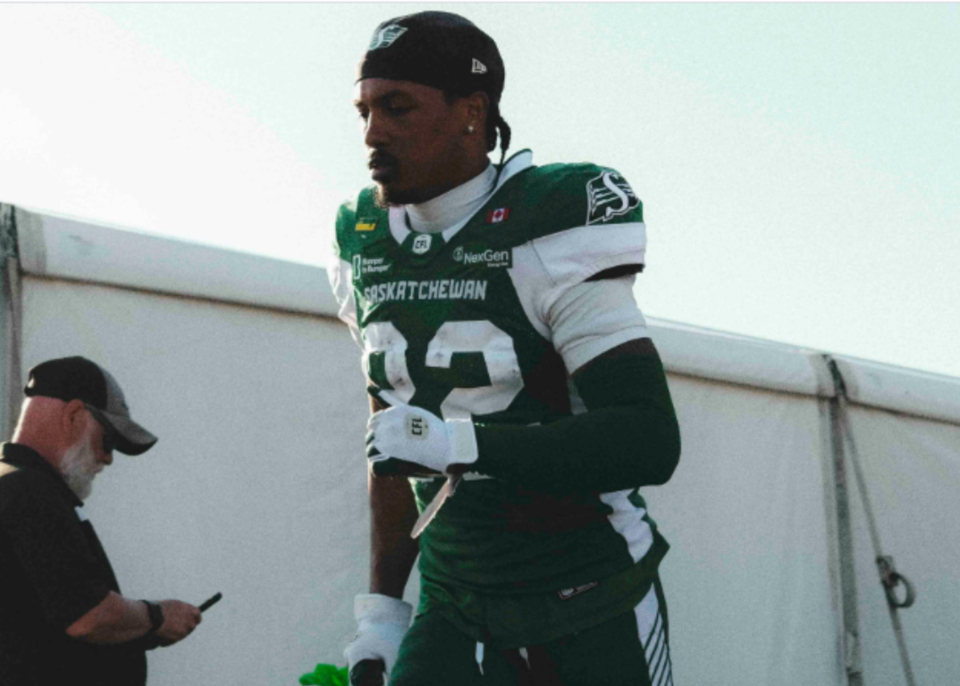 ‘I don’t think there’s a defence who wants to go against us’: Jaylen Johnson excited by Saskatchewan Roughriders offence after 594-day layoff | GX94 Radio - Now That's Country!