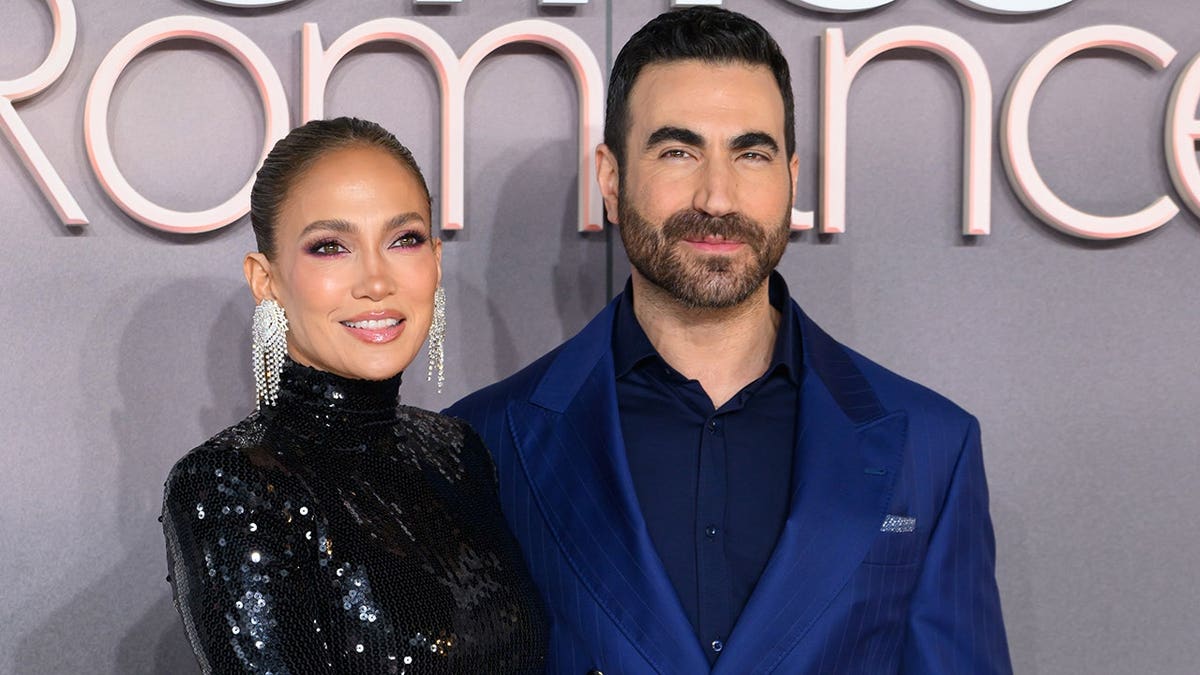 Jennifer Lopez and Brett Goldstein at the London premiere of 