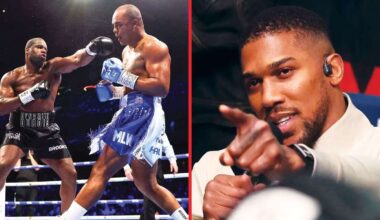 Anthony Joshua makes feelings clear on Fabio Wardley’s decision to trigger Dubois rematch clause