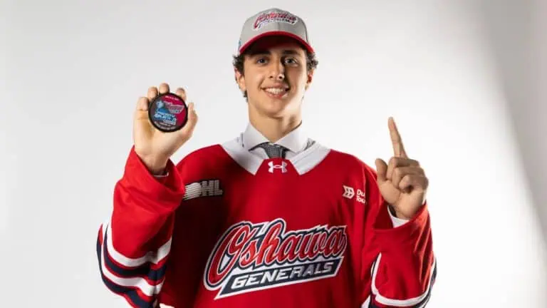 Kane Cloutier of the Vaughan Kings went #1 in the OHL draft to Oshawa