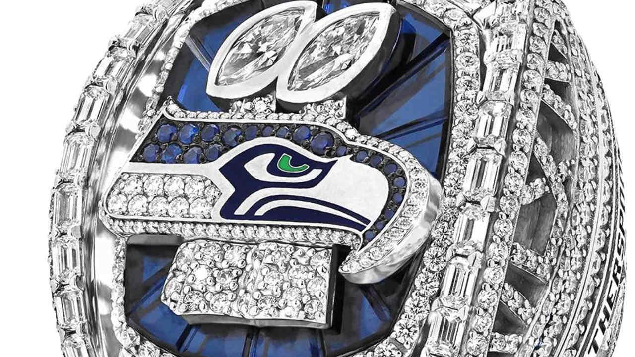 Seahawks adorned with Super Bowl LX championship rings