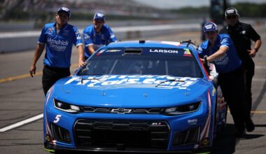 Car chief and engineer ejected after Larson and Dye fail NASCAR inspection twice