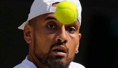 No Wimbledon singles wildcard for 2022 finalist Kyrgios