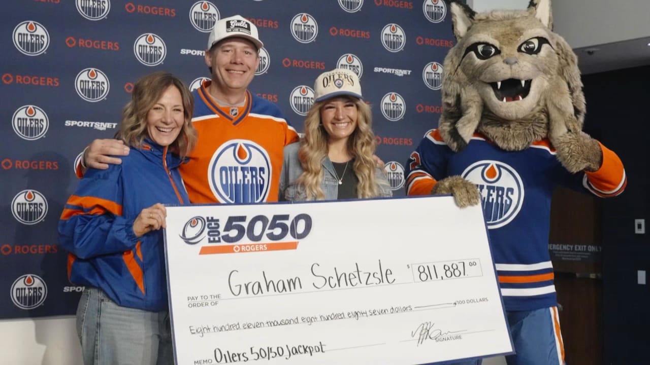 Oilers 50/50 Jackpot Winners | Edmonton Oilers