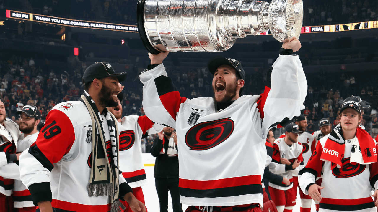 Bussi 'made himself a star' to help Hurricanes become Stanley Cup champions