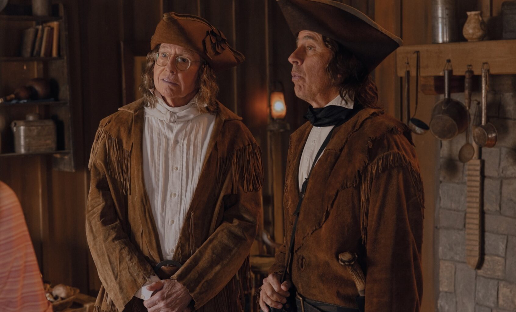 Larry David and Jerry Seinfeld in "Life, Larry, and the Pursuit of Unhappiness" (Photograph by John Johnson/HBO)