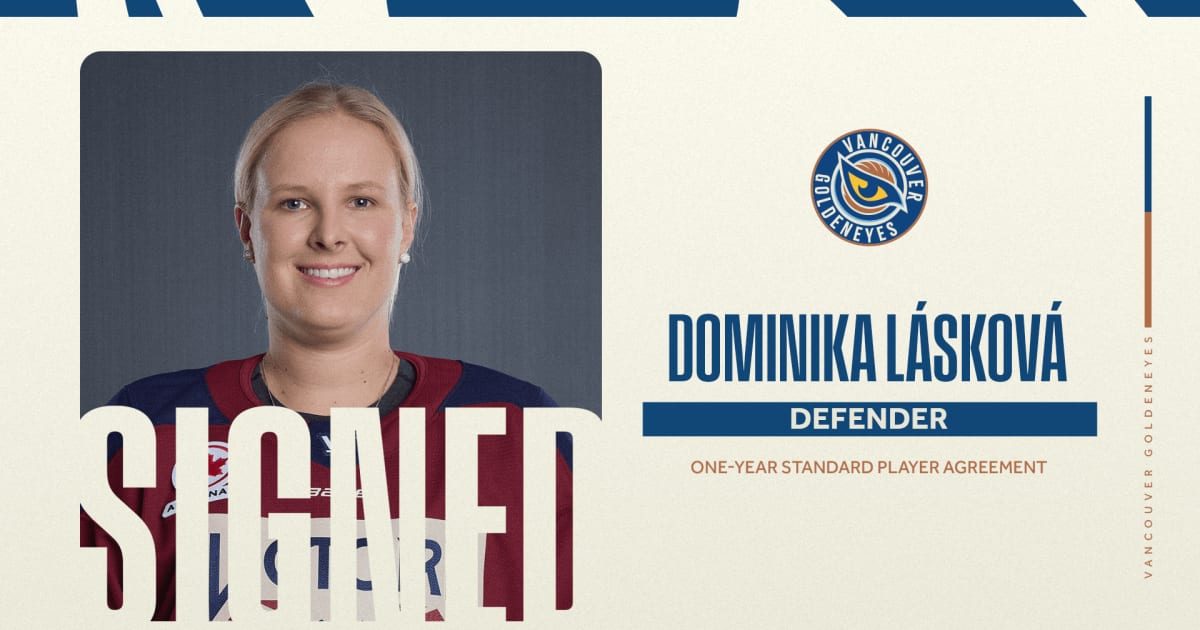 VANCOUVER GOLDENEYES SIGN OLYMPIAN DOMINIKA LÁSKOVÁ TO ONE-YEAR CONTRACT | PWHL