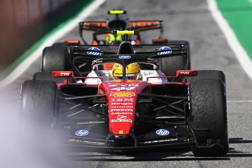 Lewis Hamilton, Ferrari, Lando Norris, McLaren