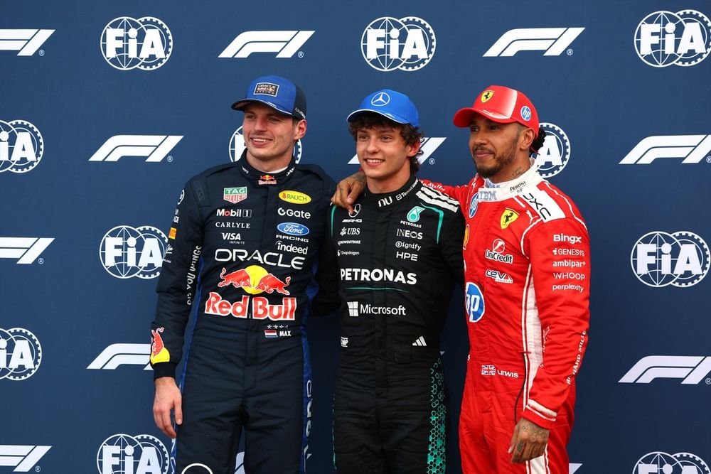 Lewis Hamilton, Ferrari, Max Verstappen, Red Bull Racing, Andrea Kimi Antonelli, Mercedes